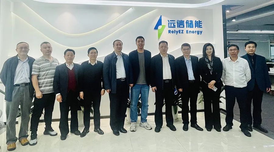 襄阳市政协副主席金崇保一行考察远信储能