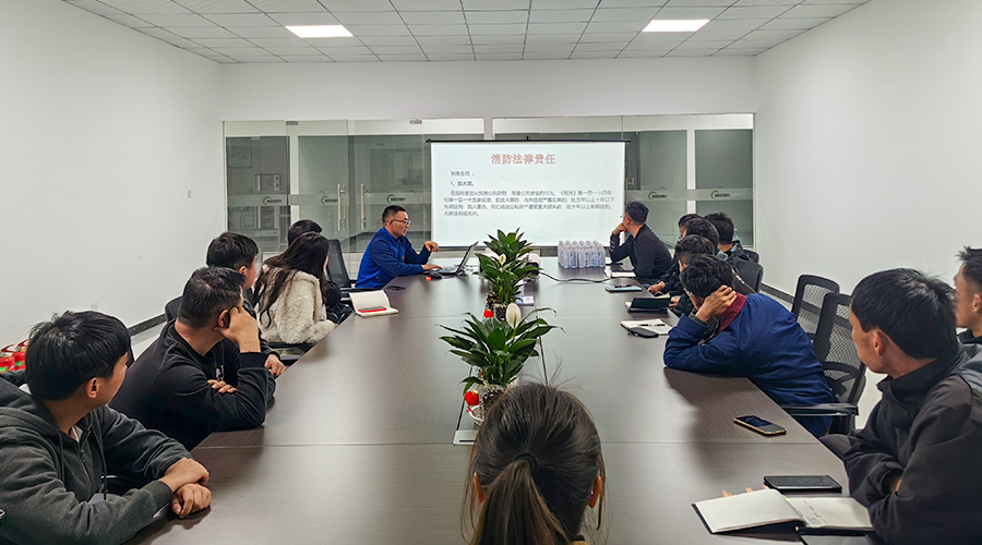远信储能开展消防安全培训活动