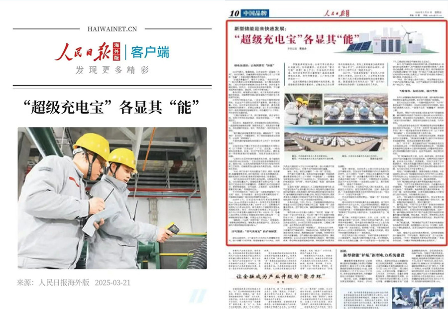 远信的“定制化”及“全球化”:人民日报聚焦储能“超”能力 远信的“定制化”及“全球化”:人民日报聚焦储能“超”能力