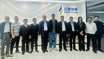 襄阳市政协副主席金崇保一行考察远信储能